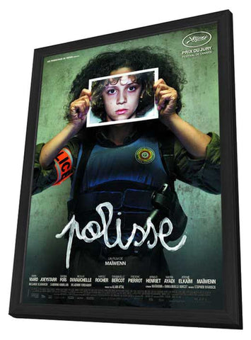 Polisse 11 x 17 Movie Poster - French Style B - in Deluxe Aluminum Frame