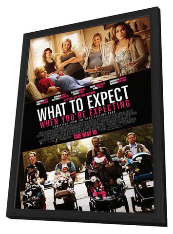What to Expect When You're Expecting 11 x 17 Movie Poster - Style D - in Deluxe Aluminum Frame