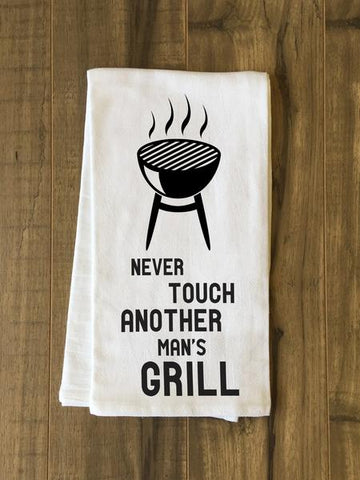 Another Mans Grill Tea Towel by