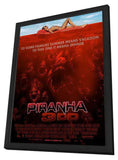 Piranha 3DD 11 x 17 Movie Poster - Style C - in Deluxe Aluminum Frame