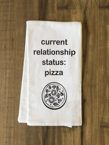 Relationship Status Tea Towel by