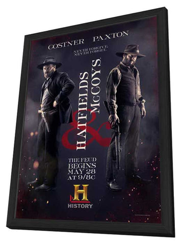 Hatfields & McCoys (TV) 11 x 17 TV Poster - Style C - in Deluxe Aluminum Frame