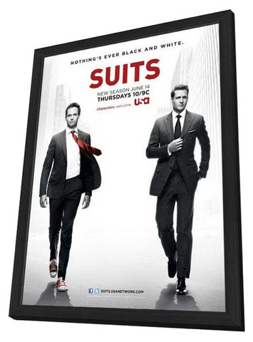 Suits (TV) 11 x 17 TV Poster - Style A - in Deluxe Aluminum Frame