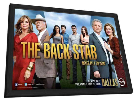 Dallas (TV) 11 x 17 TV Poster - Style A - in Deluxe Aluminum Frame