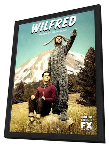 Wilfred (TV) 11 x 17 TV Poster - Style B - in Deluxe Aluminum Frame
