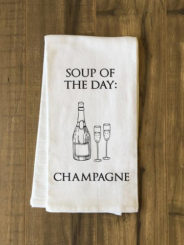 Soup Of The Day Tea Towel by