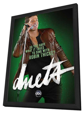 Duets (TV) 11 x 17 TV Poster - Style D - in Deluxe Aluminum Frame