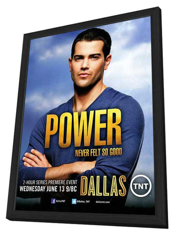 Dallas (TV) 11 x 17 TV Poster - Style C - in Deluxe Aluminum Frame