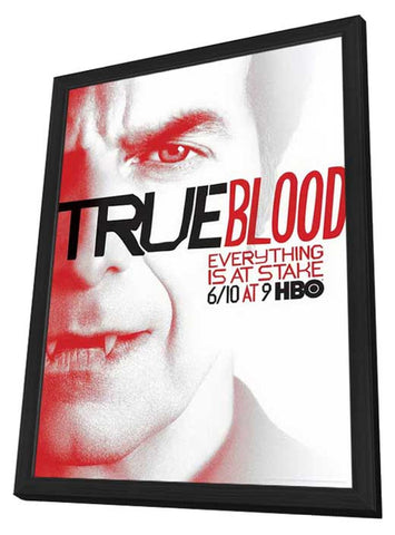 True Blood (TV) Season 5 11 x 17 TV Poster - Style J - in Deluxe Aluminum Frame