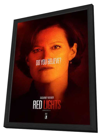 Red Lights 11 x 17 Movie Poster - Style D - in Deluxe Aluminum Frame