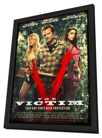 The Victim 11 x 17 Movie Poster - Style A - in Deluxe Aluminum Frame