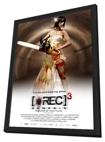 [REC] 3: Genesis 11 x 17 Movie Poster - Style B - in Deluxe Wood Frame
