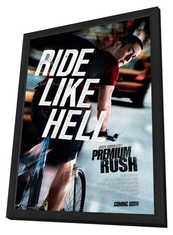 Premium Rush 11 x 17 Movie Poster - Style A - in Deluxe Aluminum Frame