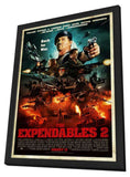 The Expendables 2 11 x 17 Movie Poster - Style F - in Deluxe Aluminum Frame