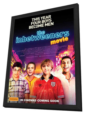 The Inbetweeners Movie 11 x 17 Movie Poster - Australian Style A - in Deluxe Aluminum Frame