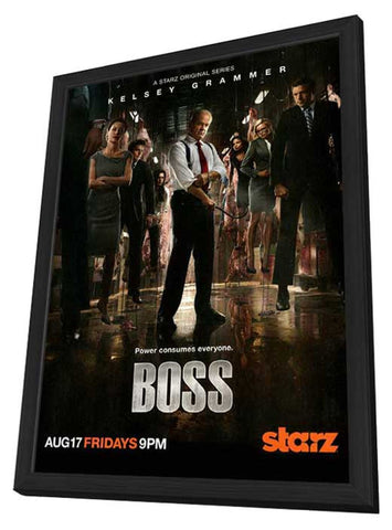 Boss (TV) 11 x 17 TV Poster - Style B - in Deluxe Aluminum Frame