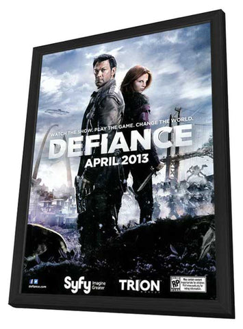 Defiance (TV) 11 x 17 TV Poster - Style A - in Deluxe Aluminum Frame