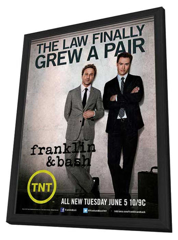 Franklin & Bash (TV) 11 x 17 TV Poster - Style A - in Deluxe Aluminum Frame