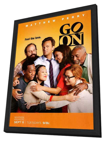 Go On (TV) 11 x 17 TV Poster - Style A - in Deluxe Aluminum Frame