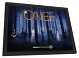Once Upon a Time (TV) 11 x 17 TV Poster - Style G - in Deluxe Aluminum Frame