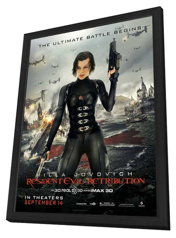 Resident Evil: Retribution 11 x 17 Movie Poster - Style C - in Deluxe Aluminum Frame