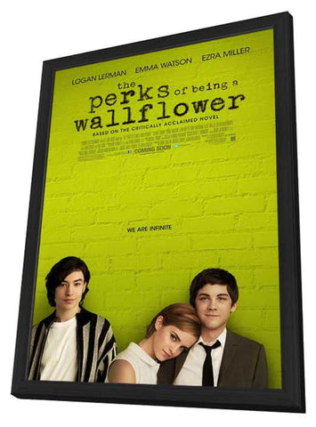The Perks of Being a Wallflower 11 x 17 Movie Poster - Style A - in Deluxe Aluminum Frame