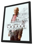 Looper 11 x 17 Movie Poster - Style E - in Deluxe Aluminum Frame
