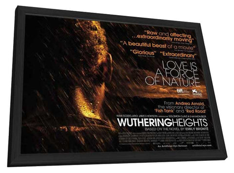 Wuthering Heights 11 x 17 Movie Poster - UK Style A - in Deluxe Aluminum Frame