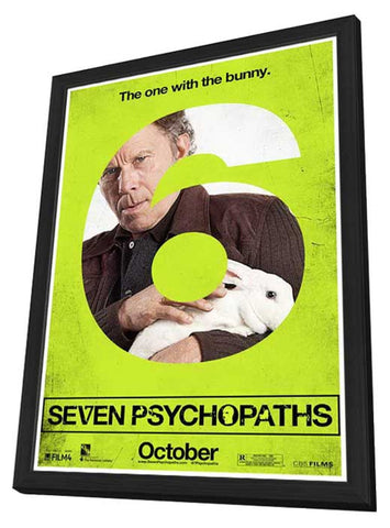 Seven Psychopaths 11 x 17 Movie Poster - Style A - in Deluxe Wood Frame