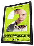 Seven Psychopaths 11 x 17 Movie Poster - Style E - in Deluxe Aluminum Frame