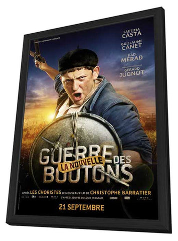 War of the Buttons 11 x 17 Movie Poster - French Style C - in Deluxe Aluminum Frame