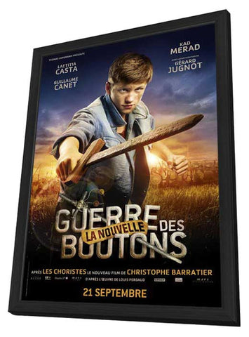 War of the Buttons 11 x 17 Movie Poster - French Style D - in Deluxe Aluminum Frame