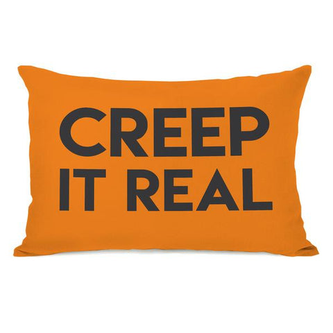 Creep It Real Throw Pillow by OBC
