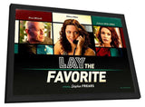 Lay the Favorite 11 x 17 Movie Poster - Style B - in Deluxe Aluminum Frame