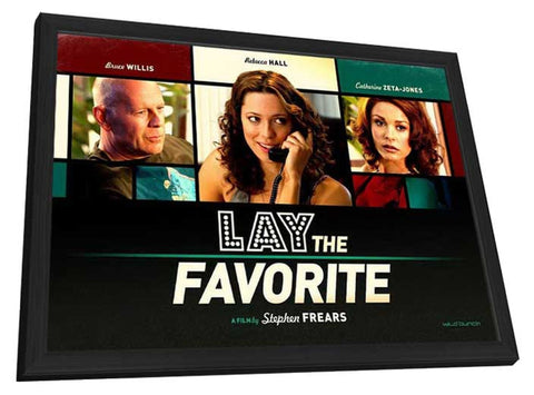 Lay the Favorite 11 x 17 Movie Poster - Style B - in Deluxe Aluminum Frame