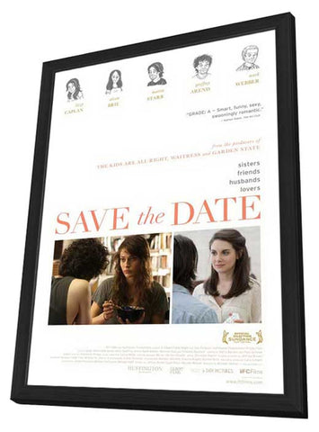 Save the Date 11 x 17 Movie Poster - Style A - in Deluxe Aluminum Frame