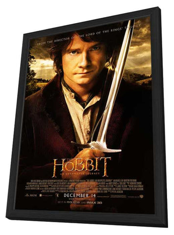 The Hobbit: An Unexpected Journey 11 x 17 Movie Poster - Style C - in Deluxe Aluminum Frame