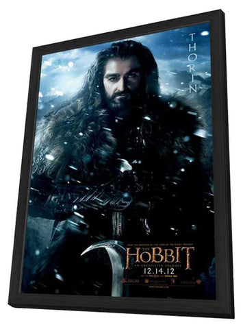 The Hobbit: An Unexpected Journey 11 x 17 Movie Poster - Style H - in Deluxe Aluminum Frame
