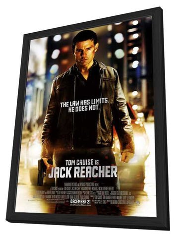 Jack Reacher 11 x 17 Movie Poster - Style A - in Deluxe Aluminum Frame