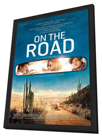 On the Road 11 x 17 Movie Poster - Style A - in Deluxe Aluminum Frame