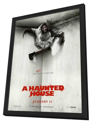 A Haunted House 11 x 17 Movie Poster - Style A - in Deluxe Aluminum Frame