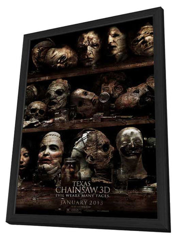 Texas Chainsaw 3D 11 x 17 Movie Poster - Style B - in Deluxe Aluminum Frame