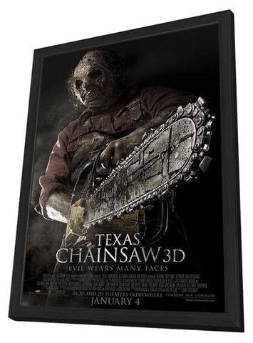 Texas Chainsaw 3D 11 x 17 Movie Poster - Style C - in Deluxe Aluminum Frame