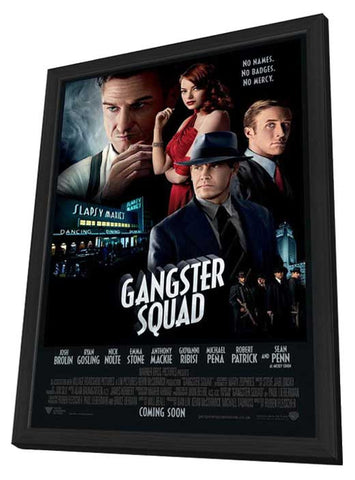 The Gangster Squad 11 x 17 Movie Poster - Style B - in Deluxe Aluminum Frame