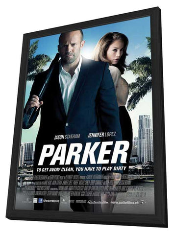 Parker 11 x 17 Movie Poster - Style B - in Deluxe Aluminum Frame