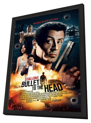 Bullet to the Head 11 x 17 Movie Poster - Style A - in Deluxe Aluminum Frame