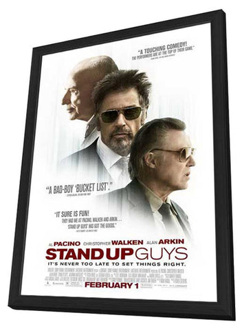 Stand Up Guys 11 x 17 Movie Poster - Style B - in Deluxe Aluminum Frame