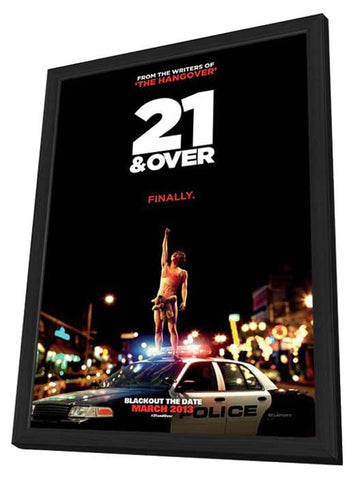 21 and Over 11 x 17 Movie Poster - Style A - in Deluxe Aluminum Frame