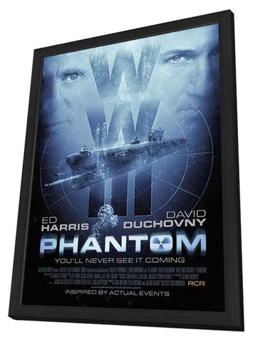 Phantom 11 x 17 Movie Poster - Style A - in Deluxe Aluminum Frame