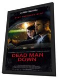 Dead Man Down 11 x 17 Movie Poster - German Style A - in Deluxe Aluminum Frame